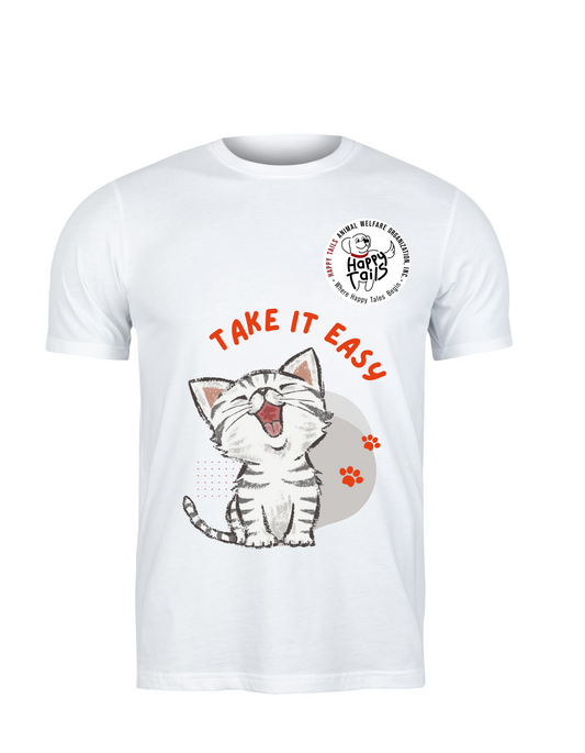 Happy Tails Cat Take It Easy Shirt