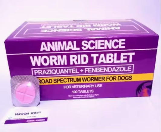 Animal Science Worm Rid Tablets